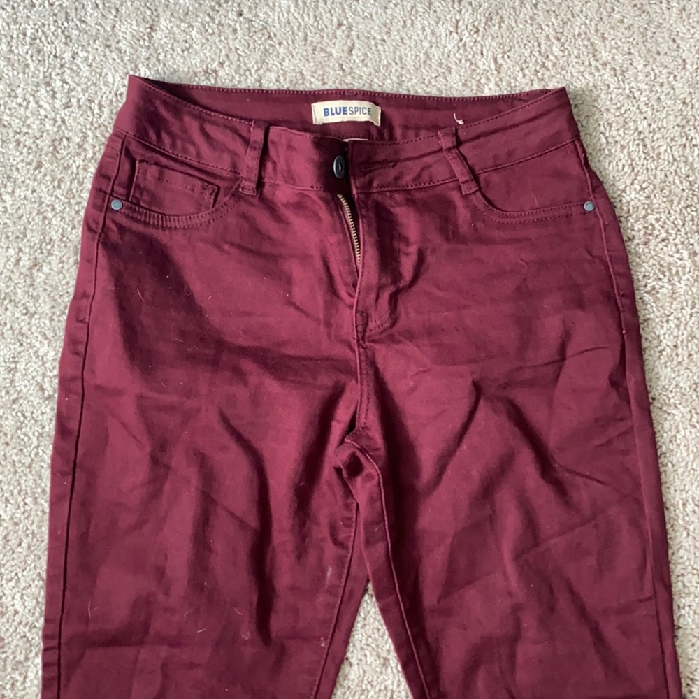 BlueSpice Red Jeans Size 9